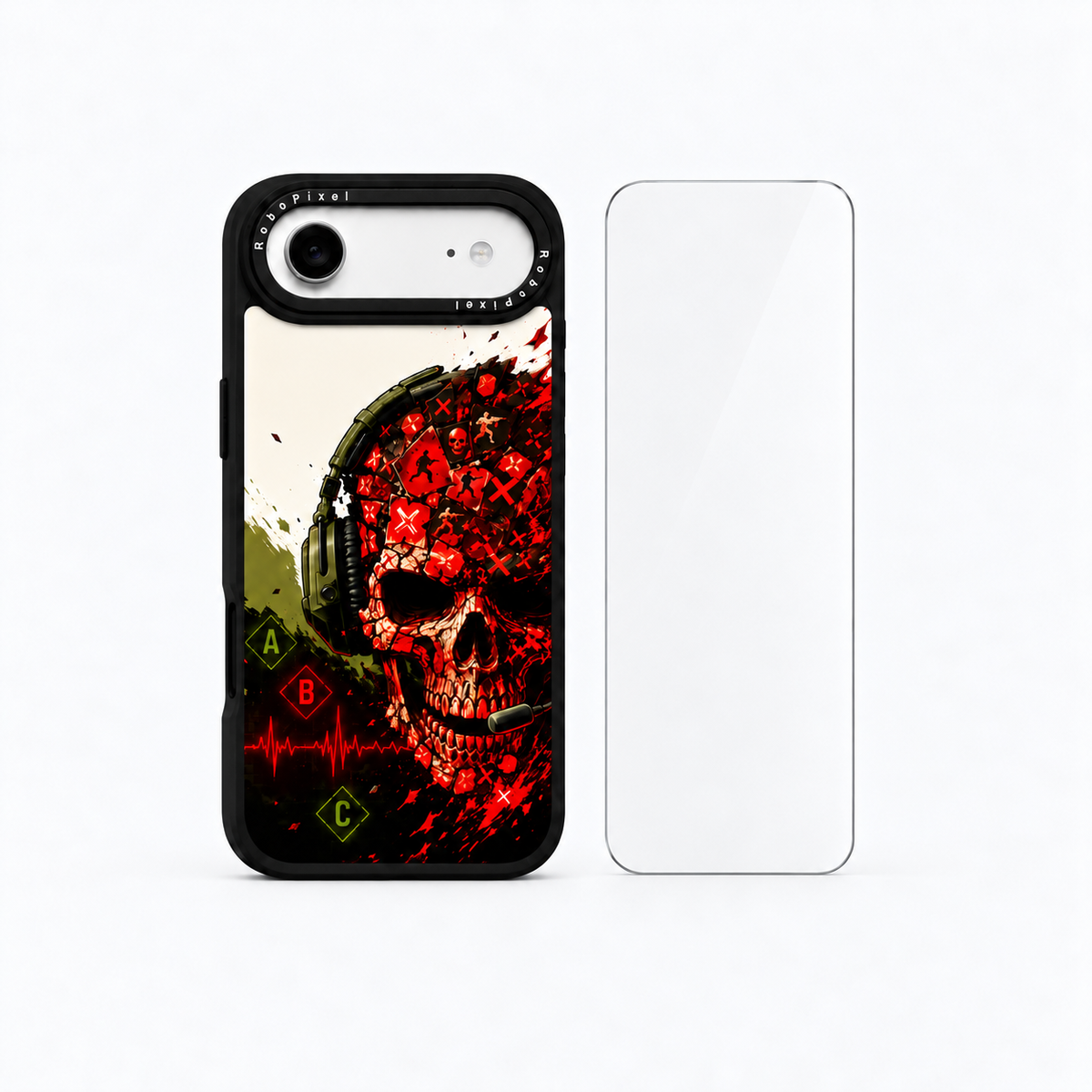 The Protection Pack — Kill Confirmed for iPhone Air: phone case and one tempered glass screen protector