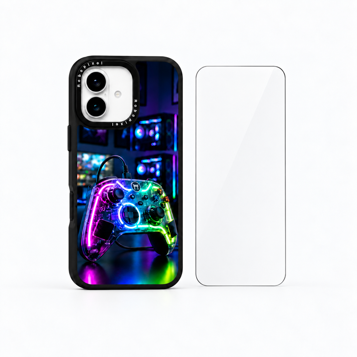 The Protection Pack — Neon No Yume for iPhone 17: phone case and one tempered glass screen protector