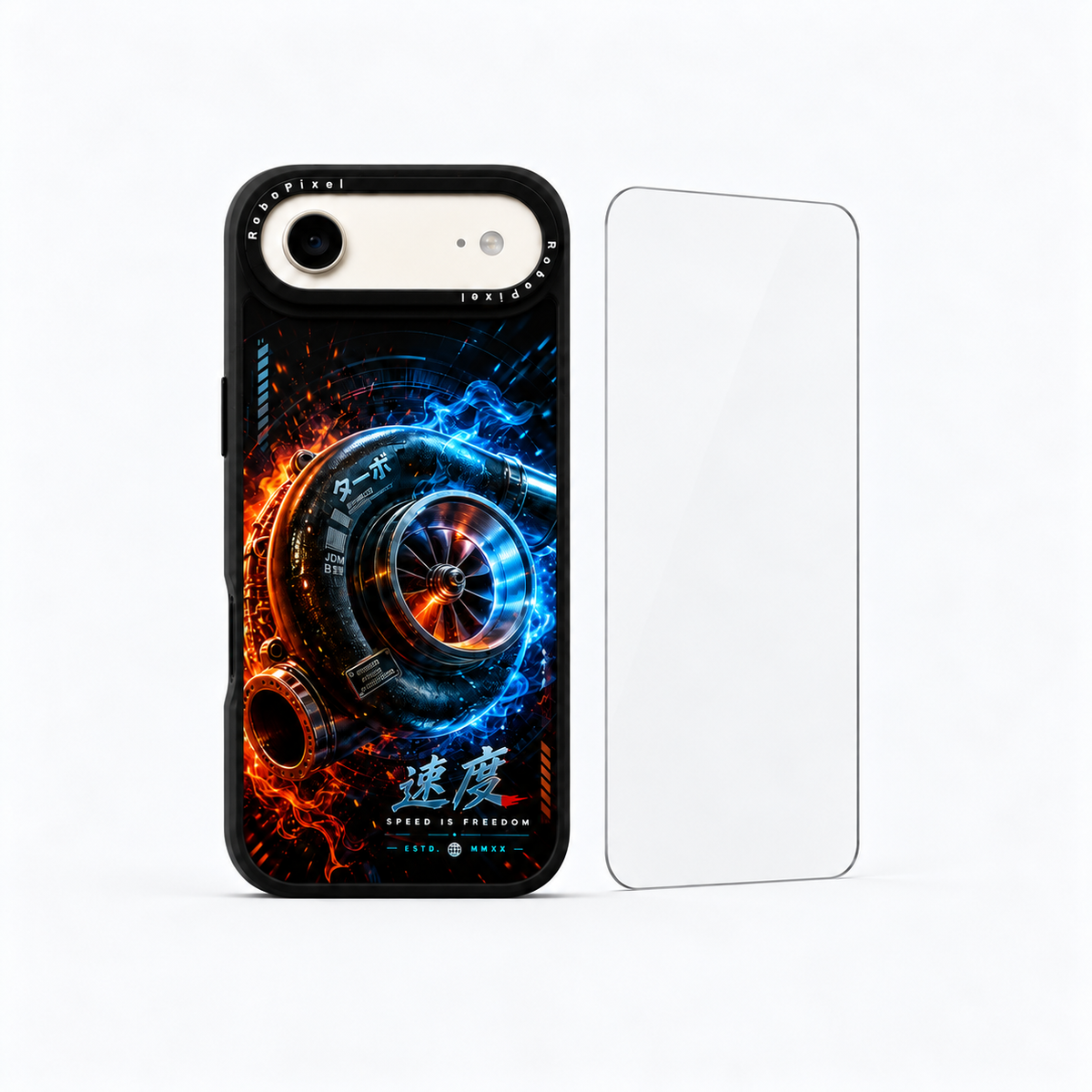 The Protection Pack — Velocity Core for iPhone Air: phone case and one tempered glass screen protector