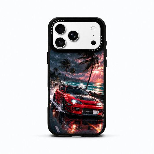 Neon Monsoon RoboPixel phone case