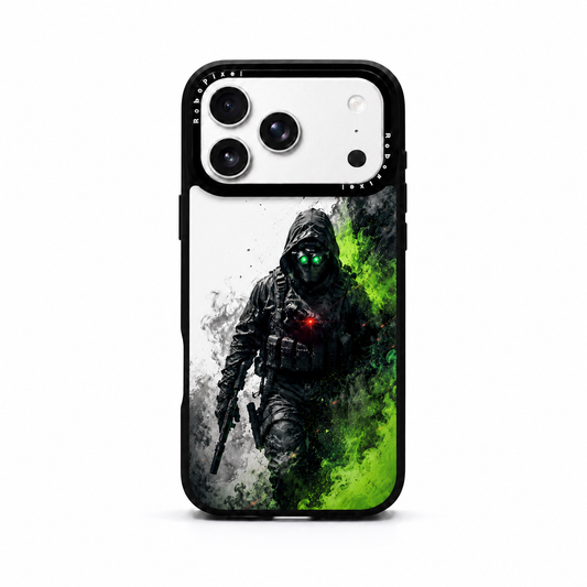 Operator Shadow RoboPixel phone case