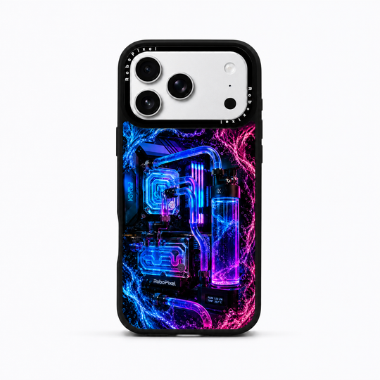 Plasma Hyper-Flow RoboPixel Handyhülle