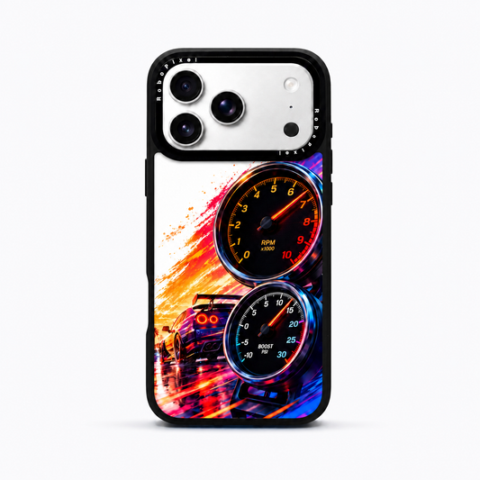 Redline Pulse RoboPixel phone case