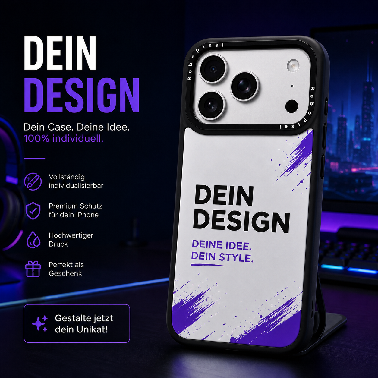 Individuelle RPX customs Hülle für iPhone 17 Pro